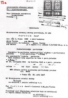 Potvrdenie československým partizánom